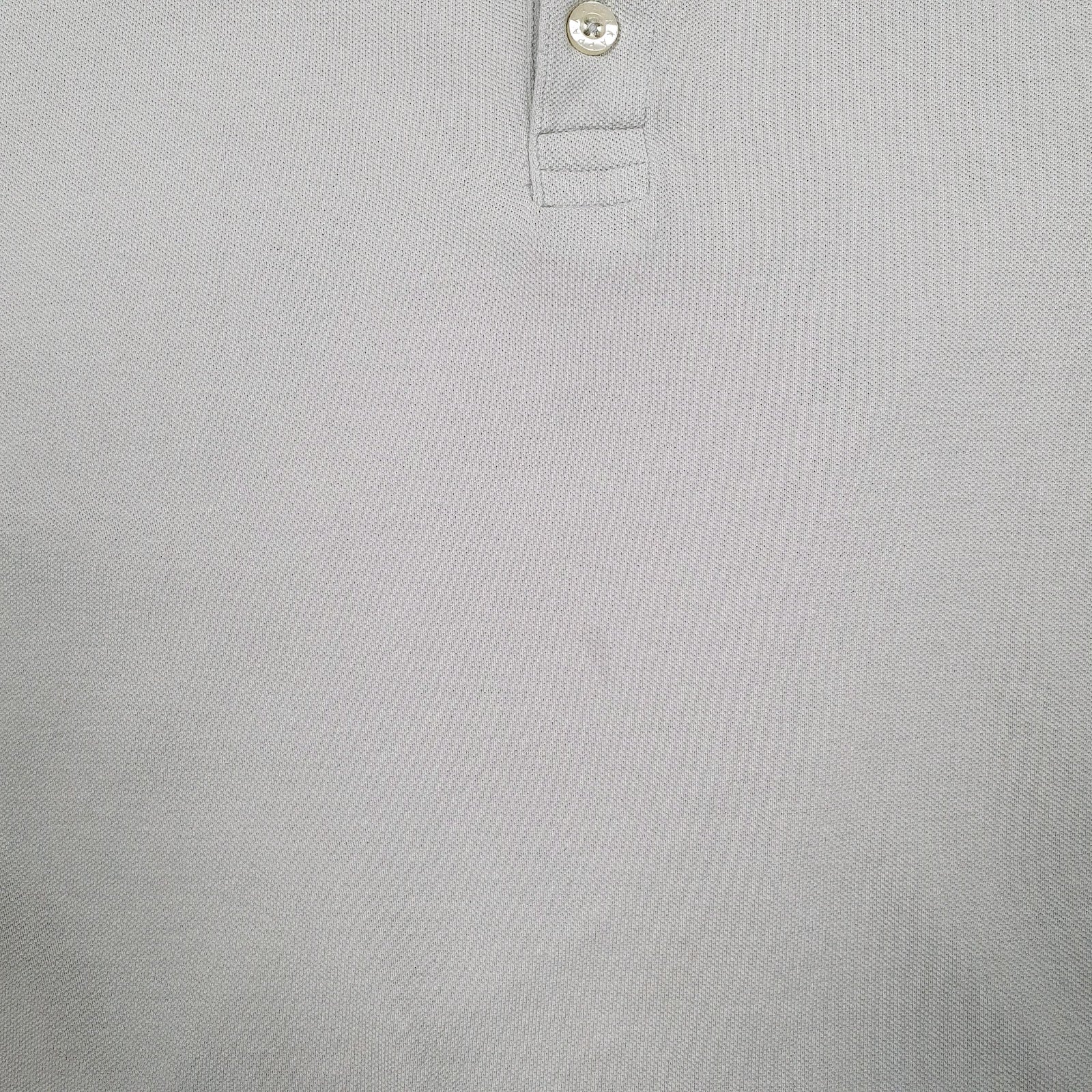 Mens Grey Kappa  Hoodie Polo Shirt