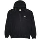 Mens Black Adidas  Hoodie Jumper