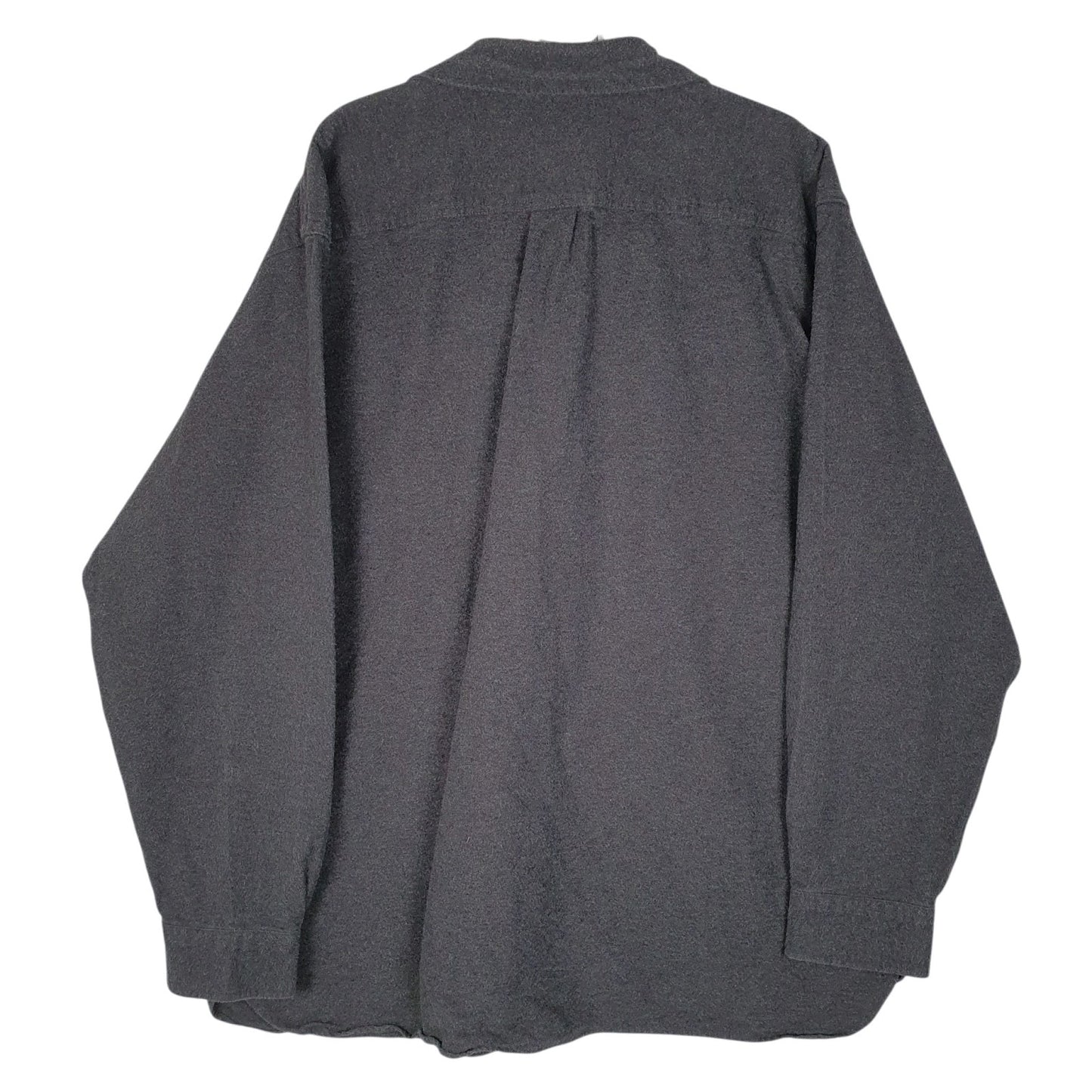 Mens Grey L.L.Bean Chamois  Shirt
