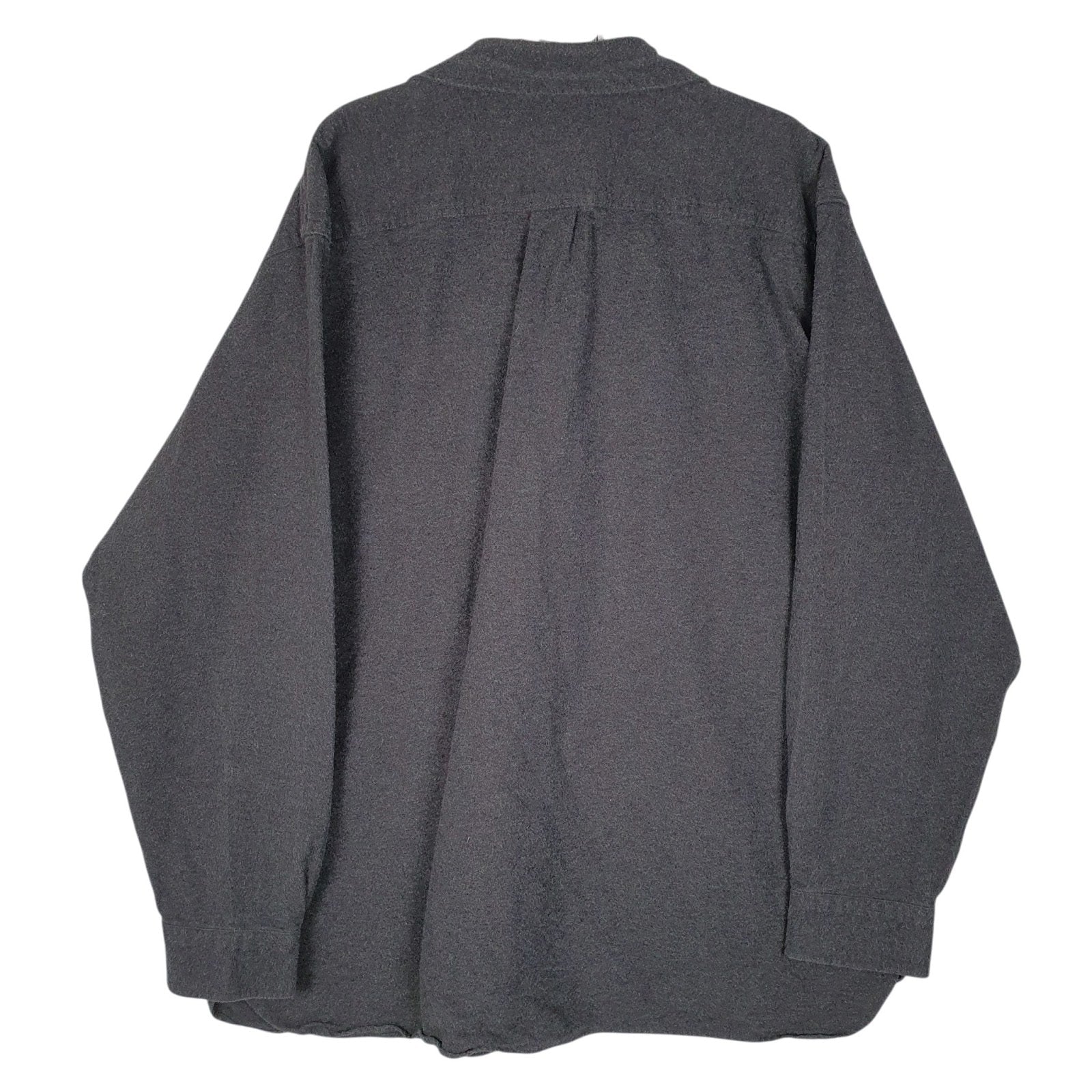 Mens Grey L.L.Bean Chamois  Shirt