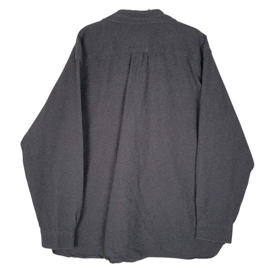 Mens Grey L.L.Bean Chamois  Shirt