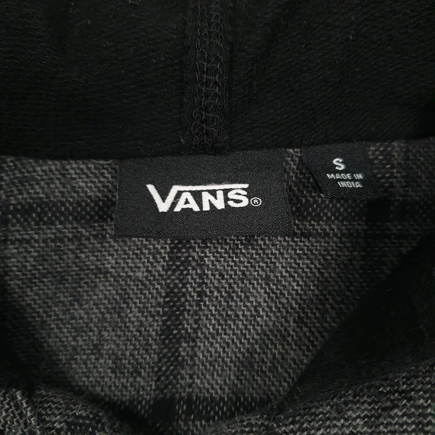 Mens Grey Vans Hooded  Coat