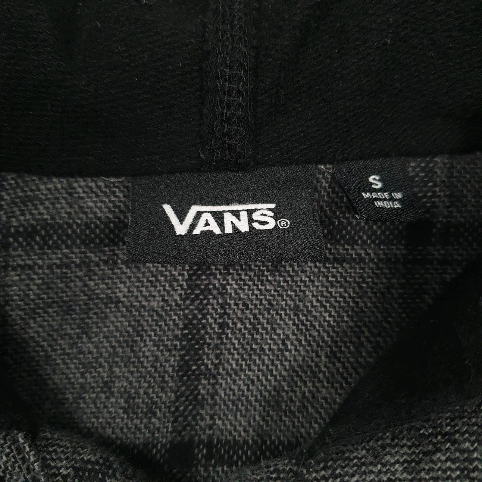 Mens Grey Vans Hooded  Coat