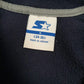Mens Navy Starter  Quarter Zip Jumper