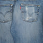 Mens Blue Levis  Full Zip Jeans