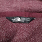 Womens Burgundy The North Face Spellout Hoodie Jumper