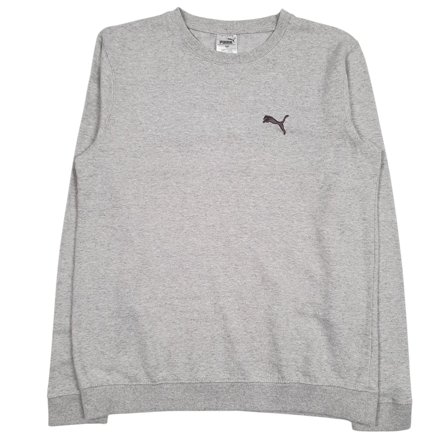 Mens Grey Puma  Crewneck Jumper
