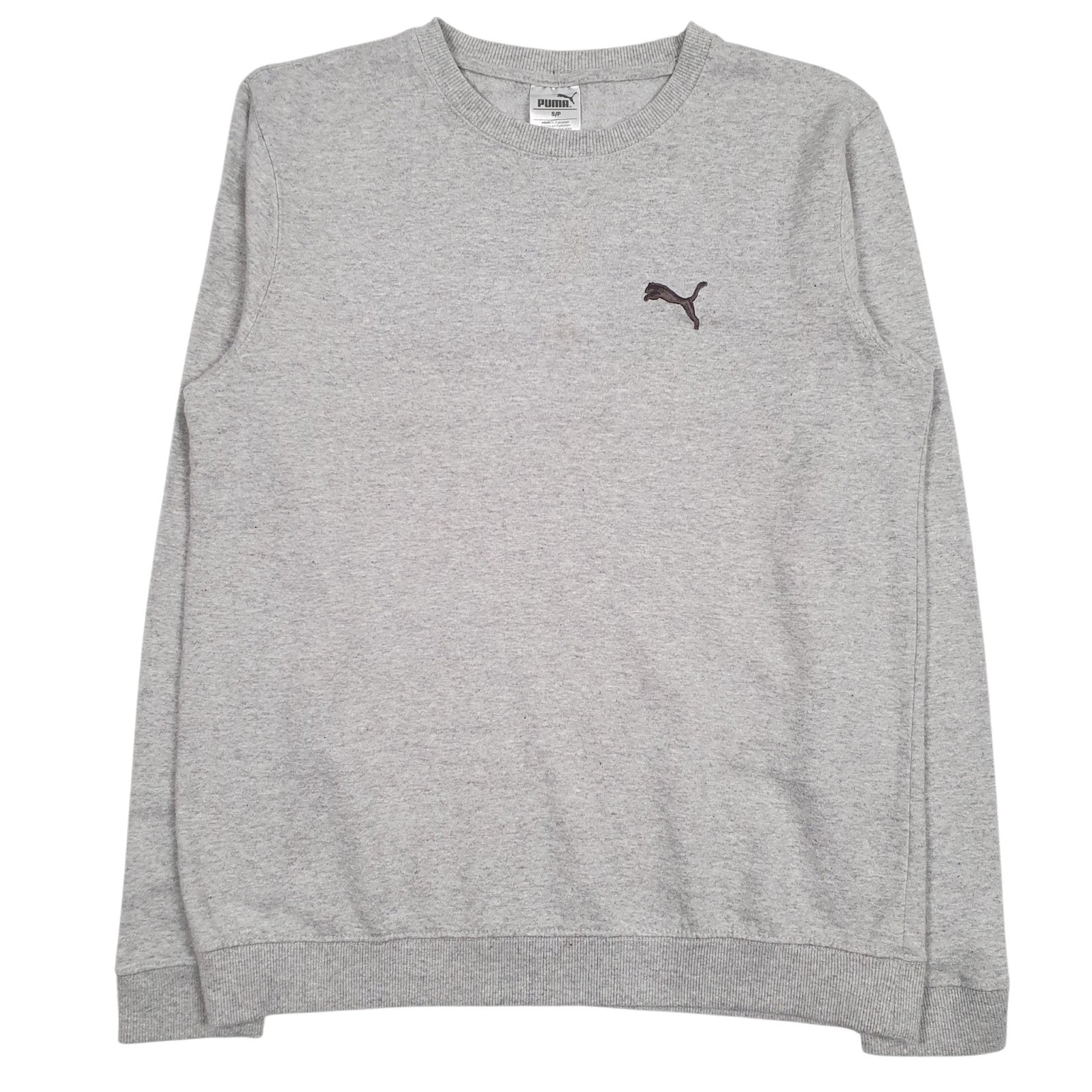 Mens Grey Puma  Crewneck Jumper