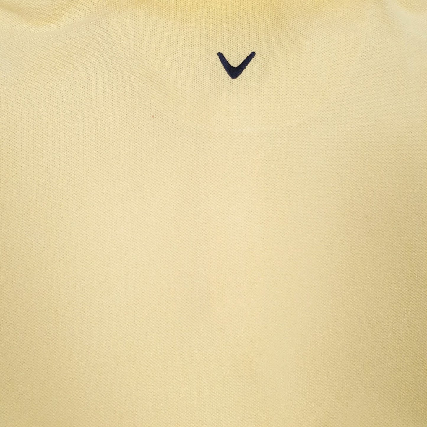 Mens Yellow Callaway Golf  Polo Shirt