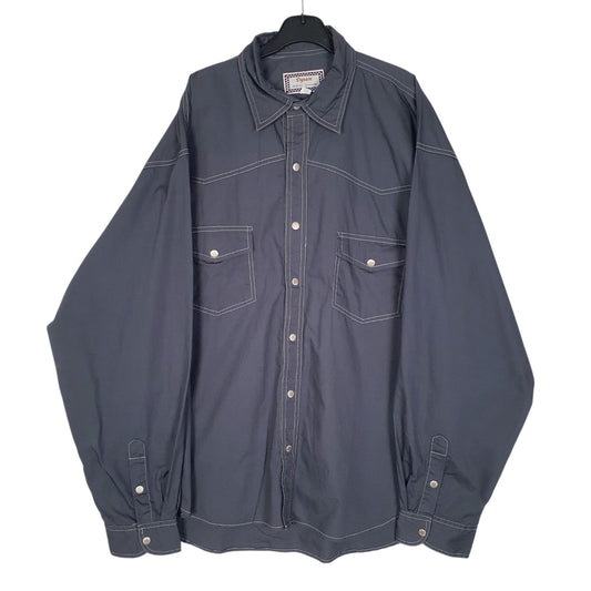 Mens Blue Dynam  Long Sleeve Shirt