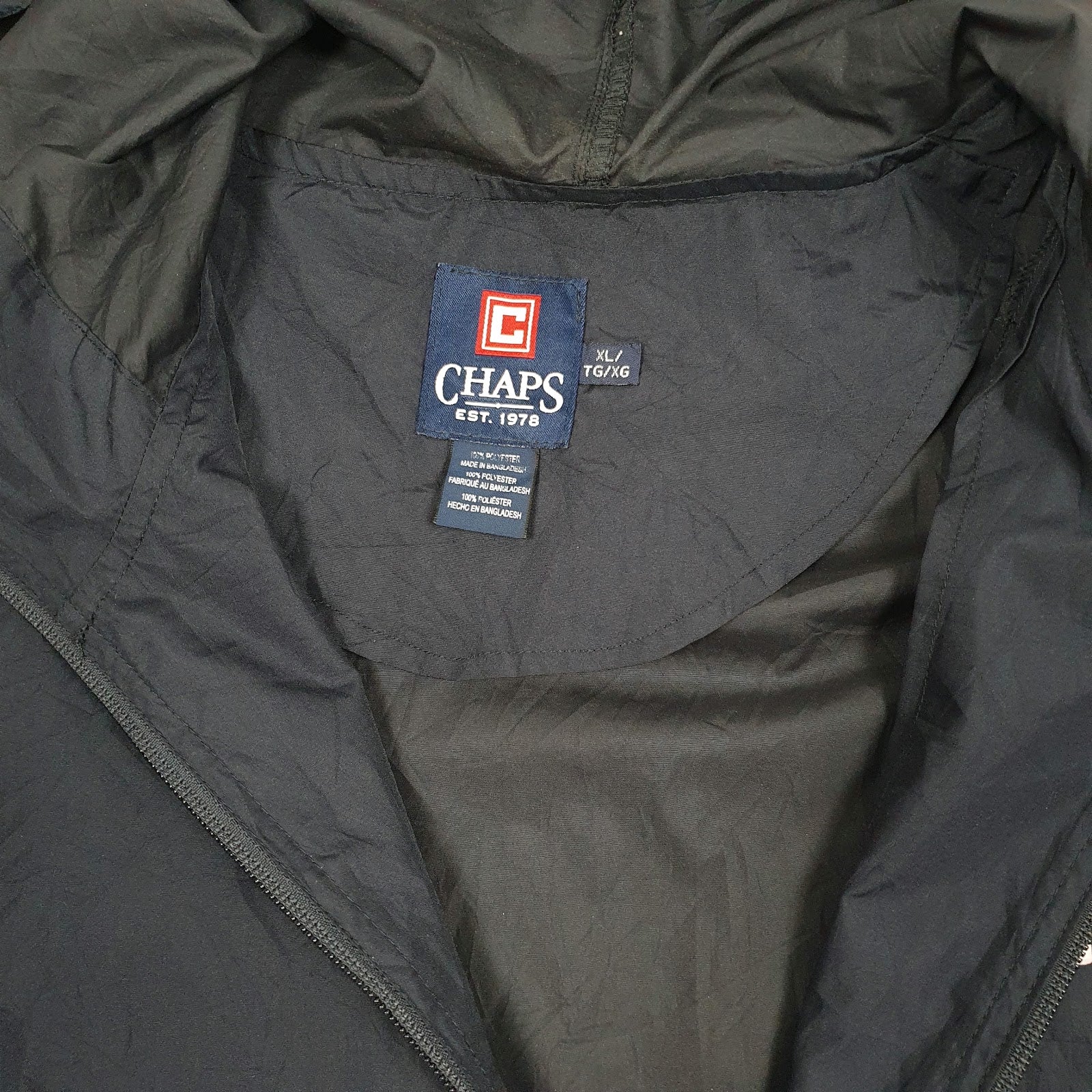 Mens Navy Chaps   Coat