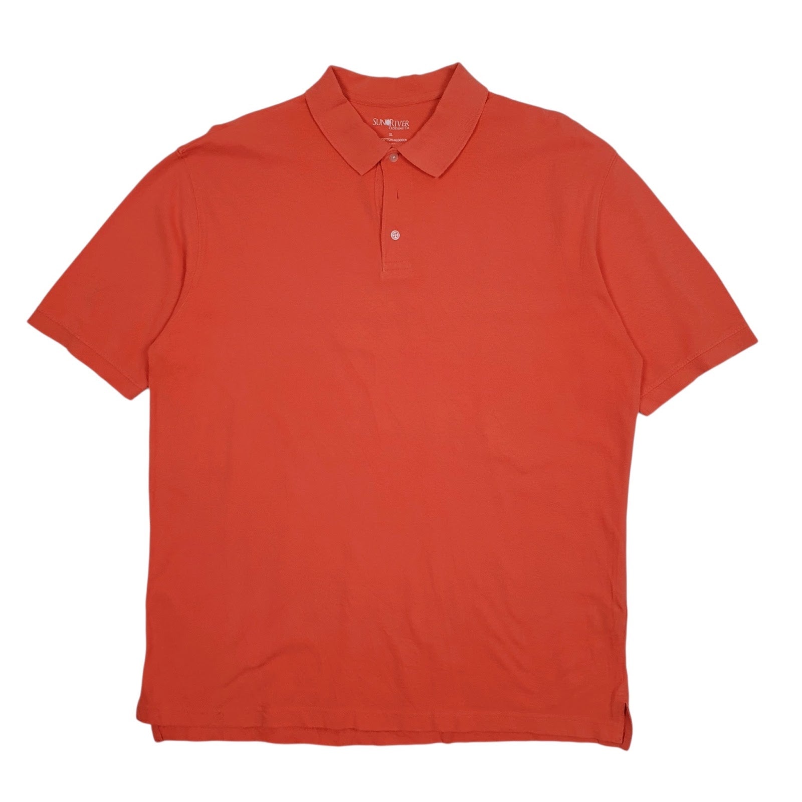 Mens Pink Sun River  Short Sleeve Polo Shirt