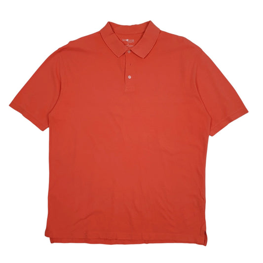 Mens Pink Sun River  Short Sleeve Polo Shirt