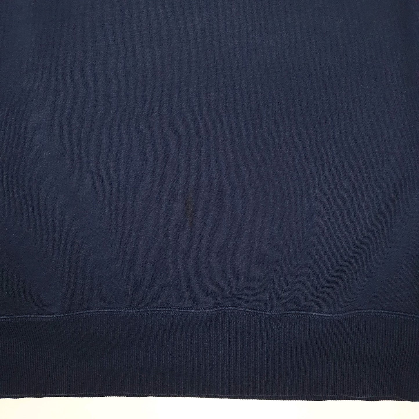 Mens Navy Polo Ralph Lauren Henley Quarter Zip Jumper