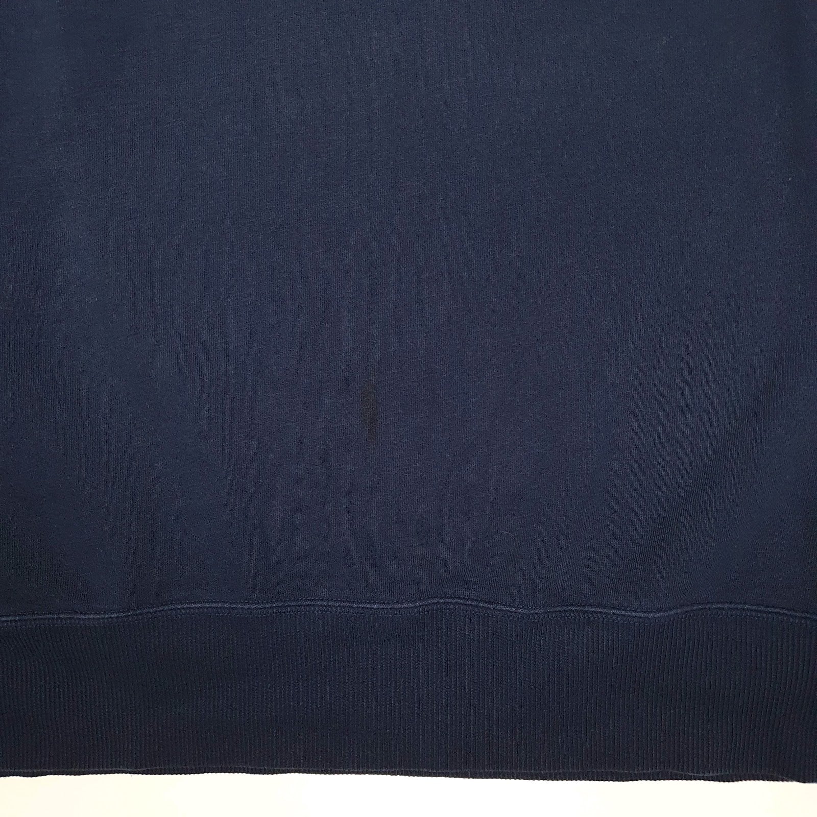 Mens Navy Polo Ralph Lauren Henley Quarter Zip Jumper