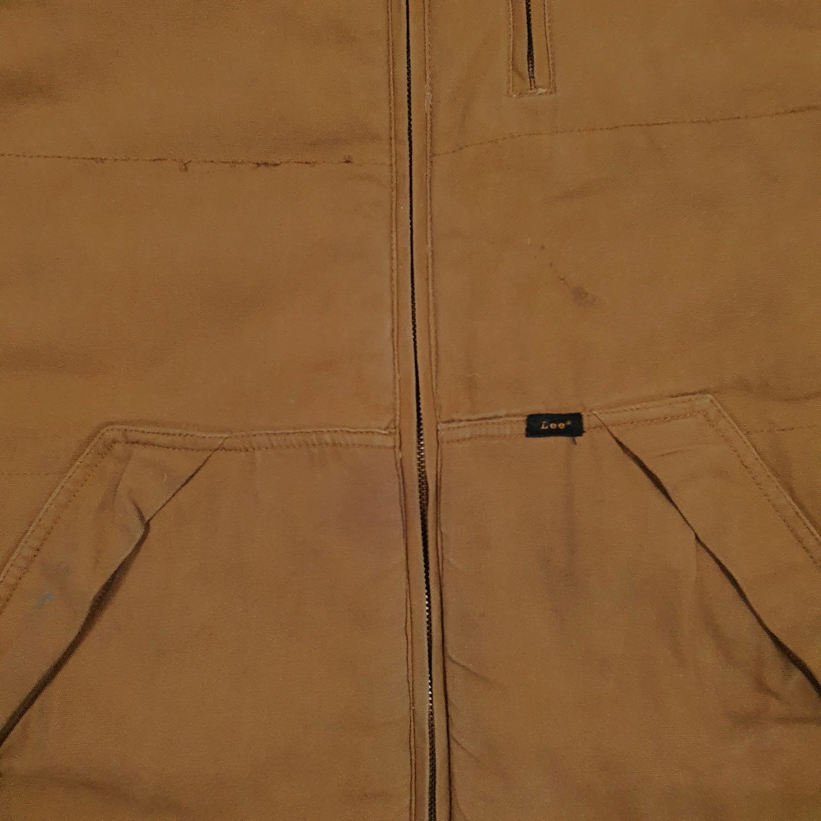 Mens Brown Lee Workwear Shepa Lined  Coat