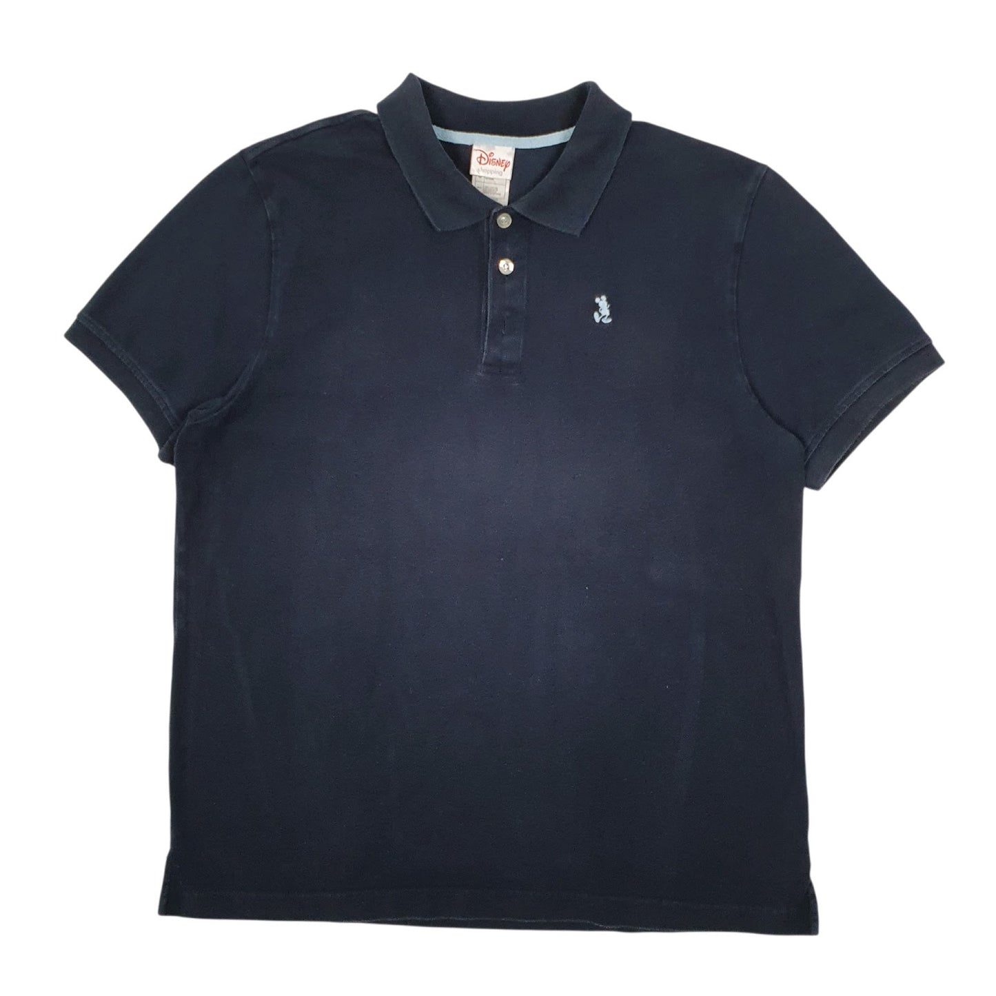 Mens Navy Disney  Short Sleeve Polo Shirt
