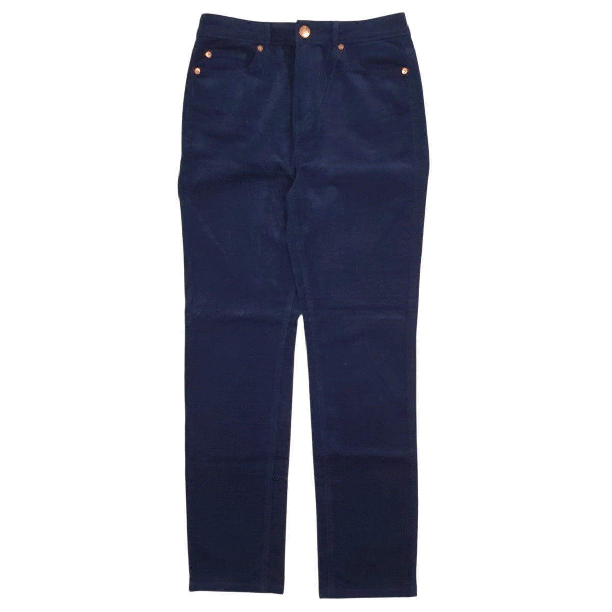 Womens Navy M&S  Corduroy Trousers