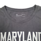 Mens Grey Under Armour Maryland Football  T Shirt