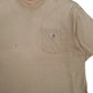 Mens Brown Carhartt   T Shirt