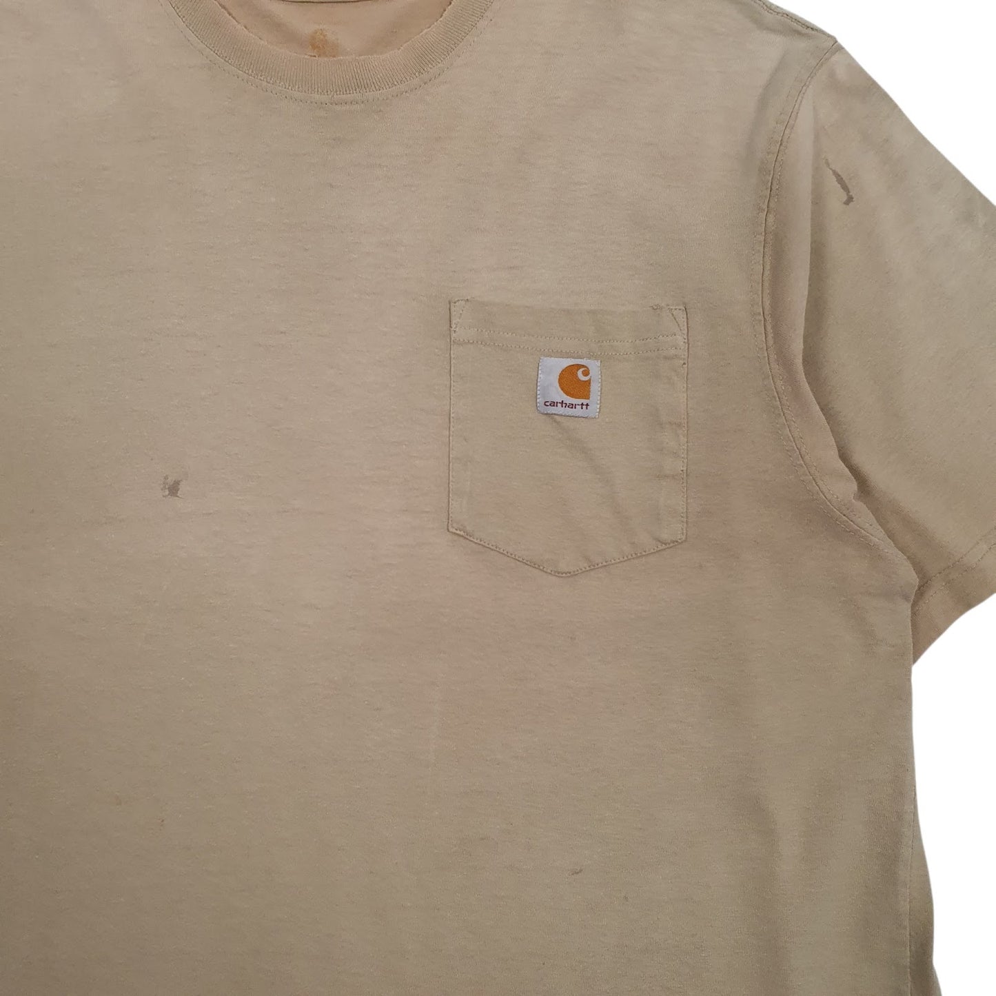 Mens Brown Carhartt   T Shirt