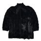 Womens Black Unbranded Faux Fur Fluffy  Coat