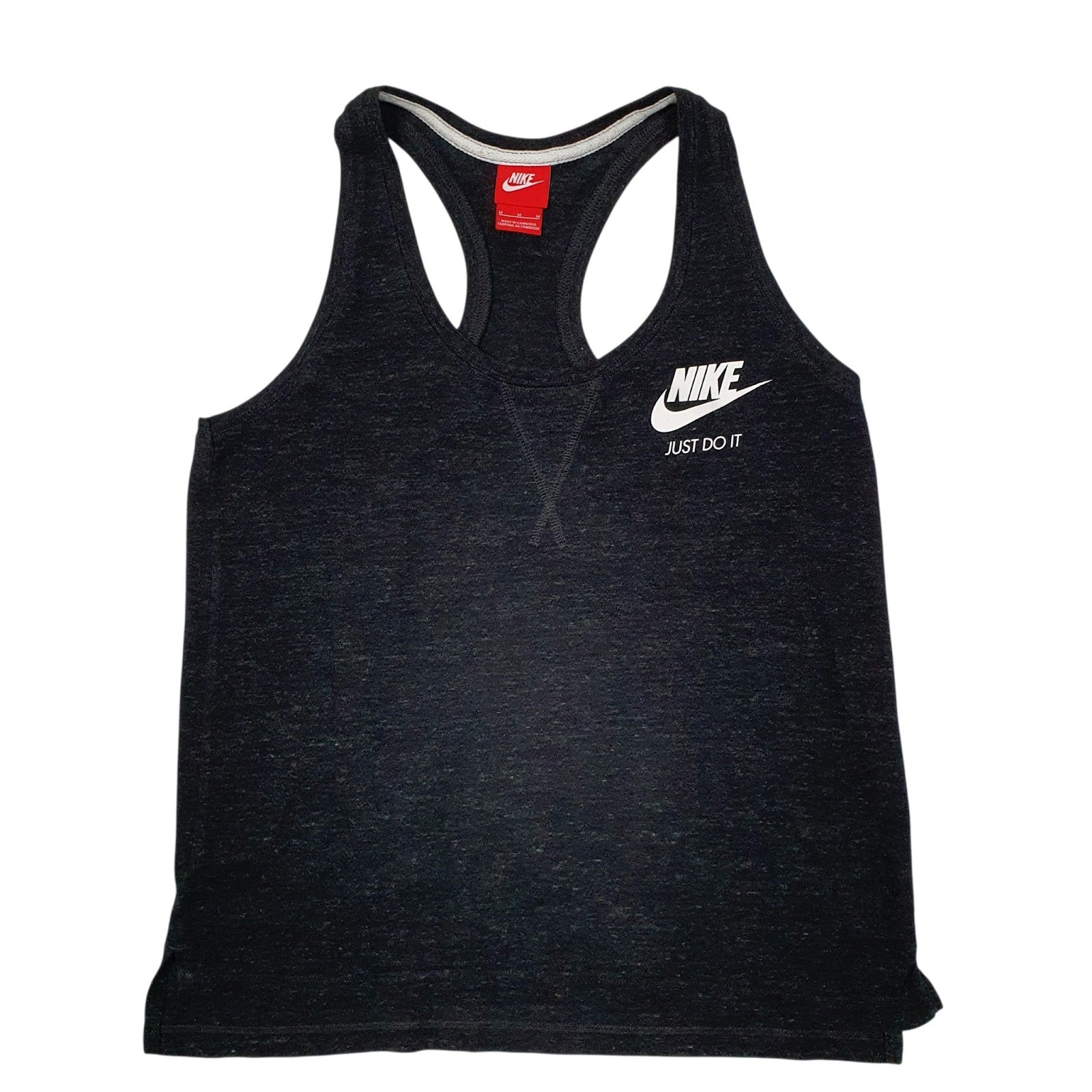 Womens Black Nike Vest Sleeveless T Shirt