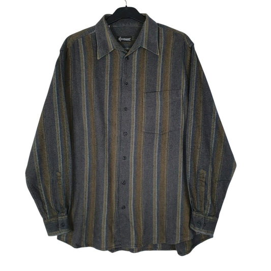 Mens Grey Trelegant  Long Sleeve Shirt