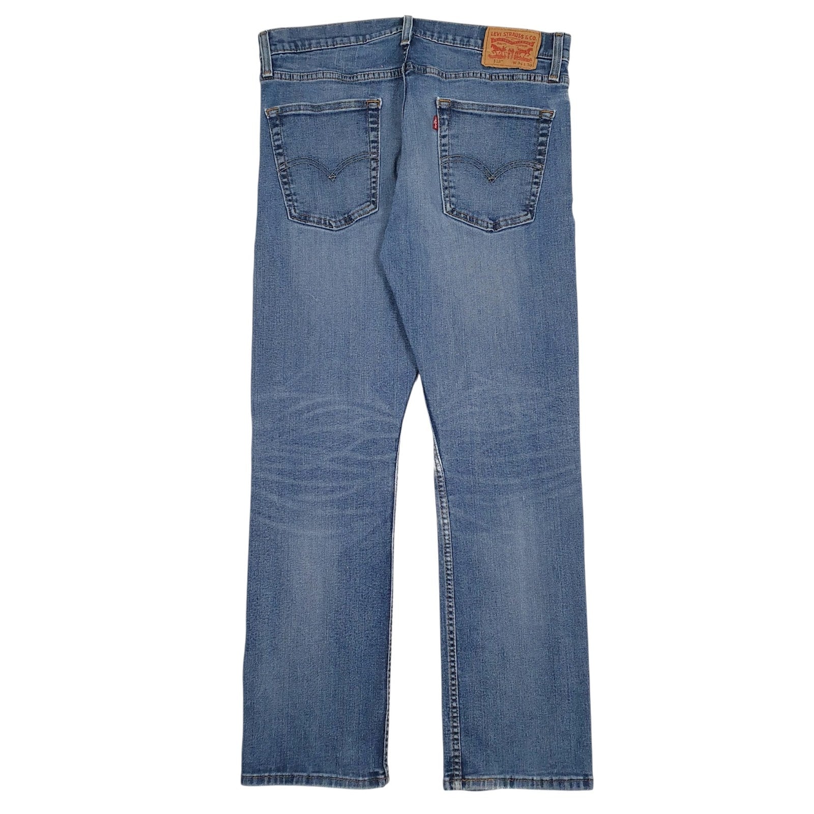 Mens Blue Levis Distressed  Jeans