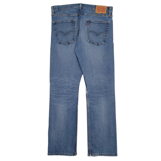 Mens Blue Levis Distressed  Jeans