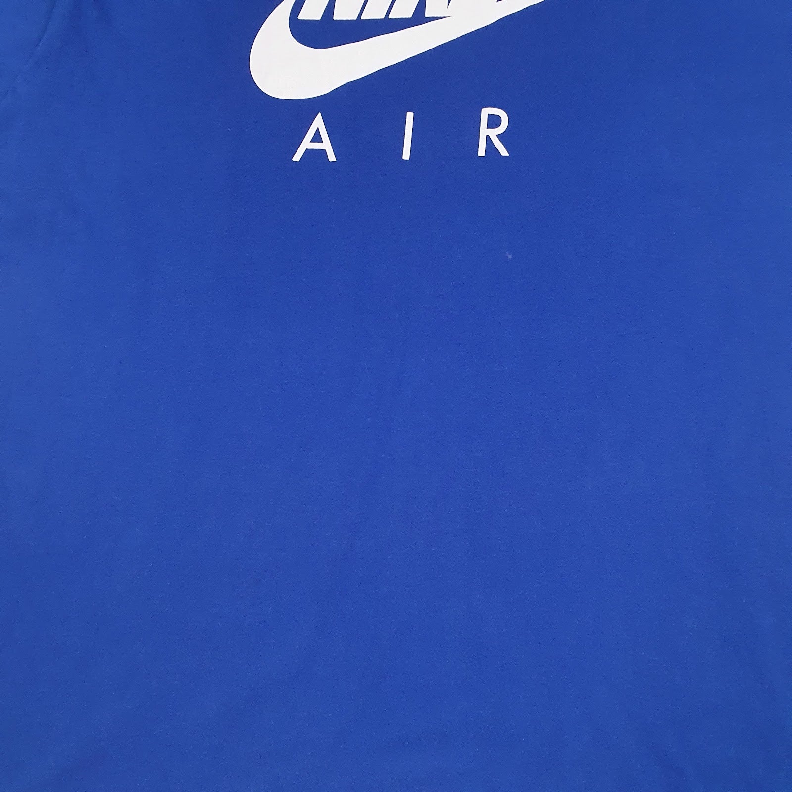 Mens Blue Nike Spellout  T Shirt