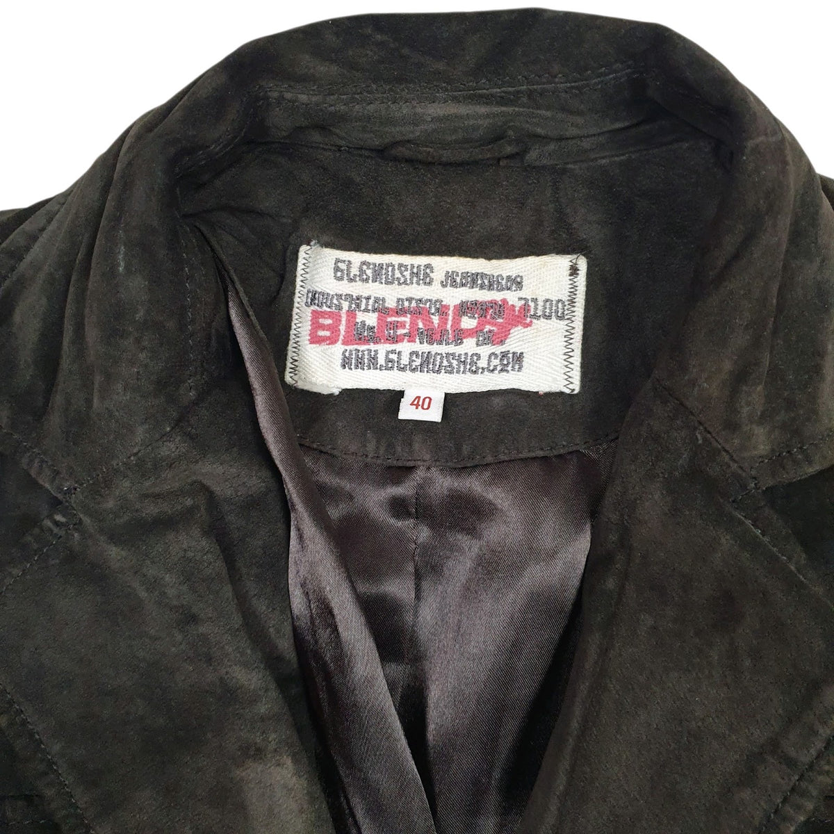 Womens Grey Blenoshe Bomber Suede  Coat