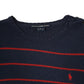 Womens Navy Ralph Lauren Sport Knit Crewneck Jumper