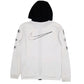 Mens White Nike Hoodie Full Zip Jumper