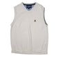 Mens Cream Tommy Hilfiger  Vest Jumper