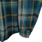 Mens Green Eddie Bauer Flannel  Shirt