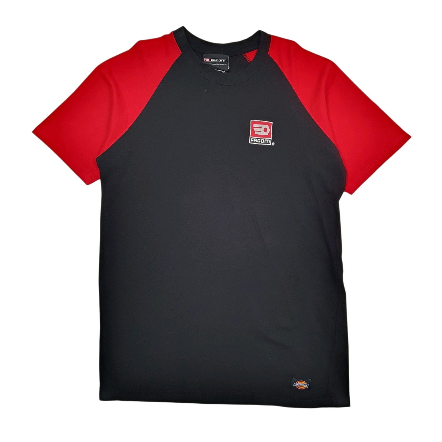 Mens Black Dickies Facom Short Sleeve T Shirt
