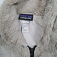 Womens Cream Patagonia Pelage Fluffy Bodywarmer Vest Gilet Jumper