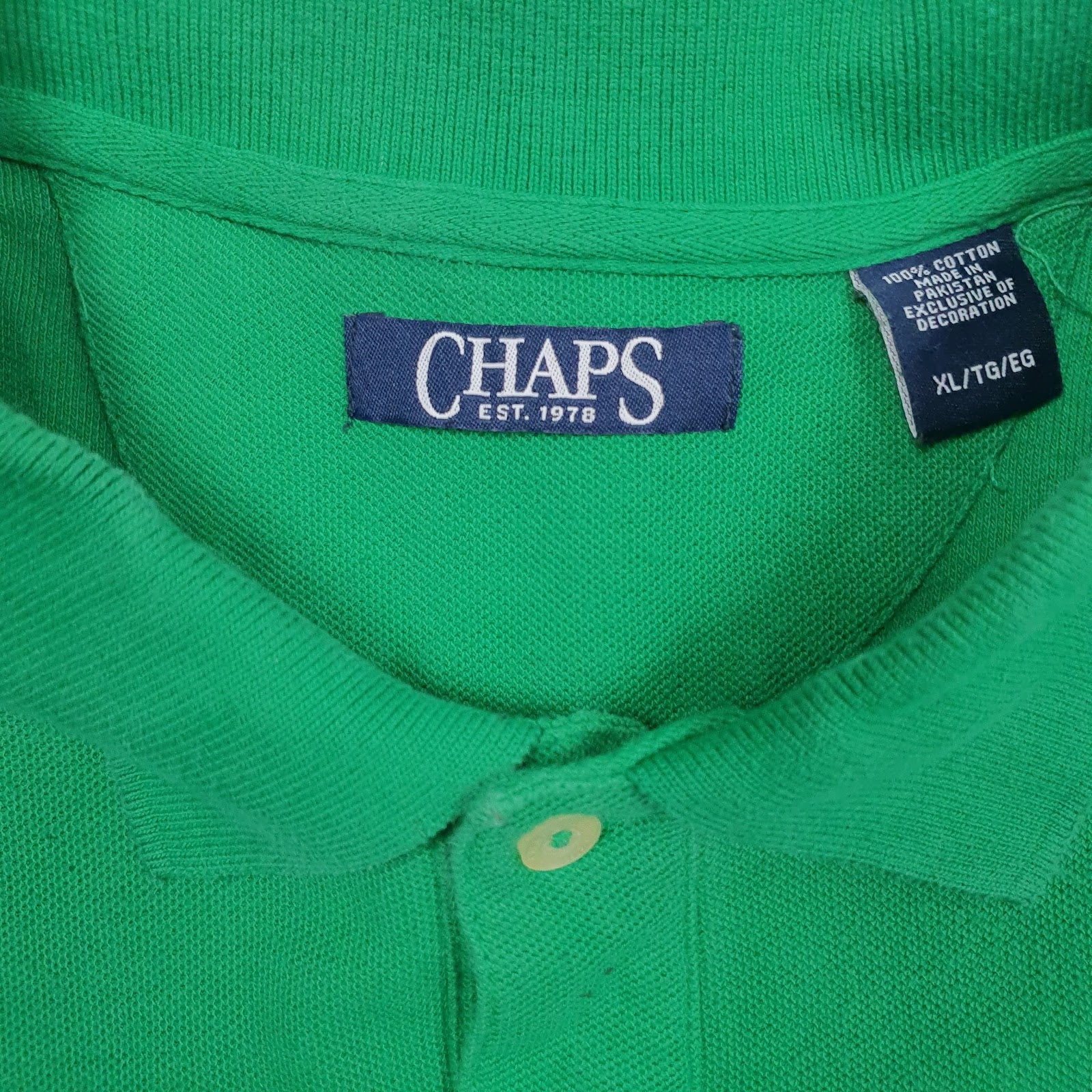 Mens Green Chaps   Polo Shirt