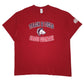 Mens Red Gildan Track & Field Cross Country Short Sleeve T Shirt