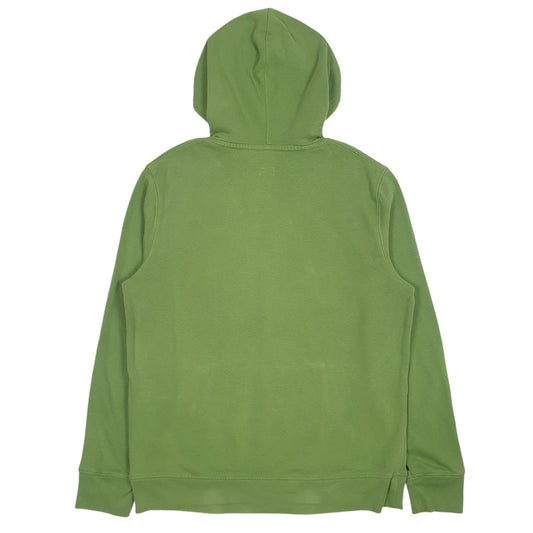 Mens Green Levis Spellout Hoodie Jumper