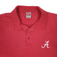 Mens Red Nike Alabama Crimson Tide Vintage 00s Hoodie Polo Shirt