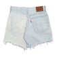 Womens Blue Levis   Shorts