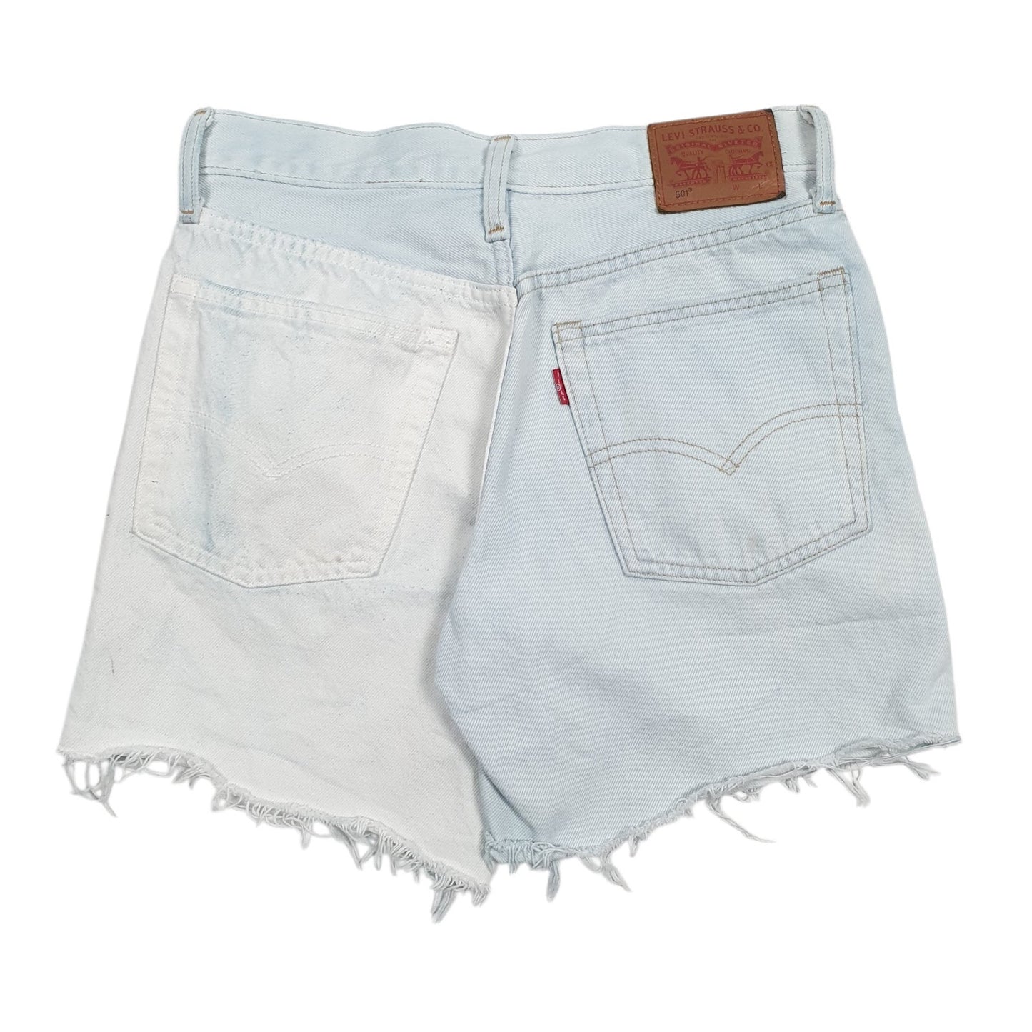 Womens Blue Levis   Shorts