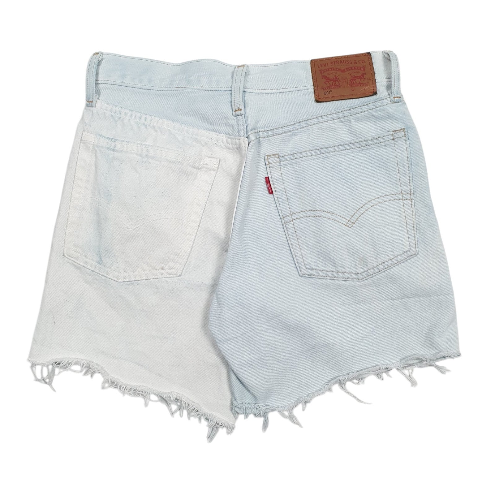 Womens Blue Levis   Shorts