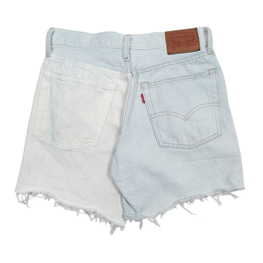 Womens Blue Levis   Shorts