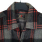 Mens Grey ST Refined Wear Plaid Flannel  Shirt