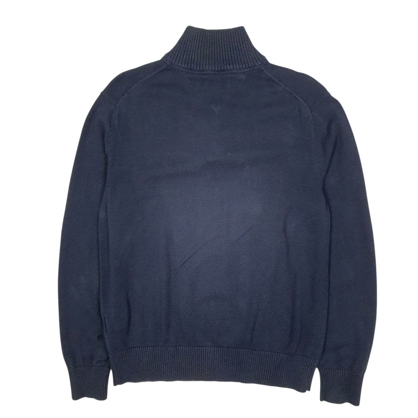Mens Navy Tommy Hilfiger  Quarter Zip Jumper