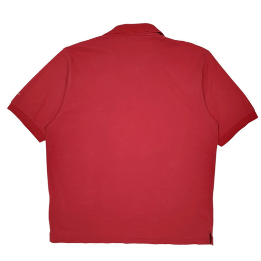 Mens Red Nike Alabama Crimson Tide Vintage 00s Hoodie Polo Shirt