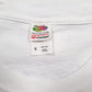 Mens White Fruit Of The Loom   T Shirt